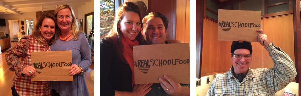 Friends join the campaign for #RealSchoolFood