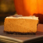 Pumpkin ginger cheesecake