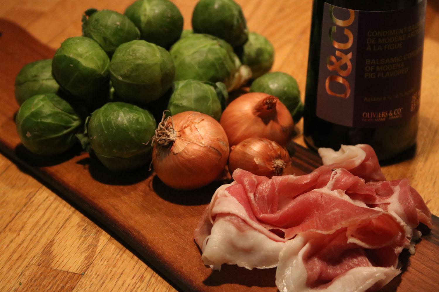Roasted Sprouts with Prosciutto