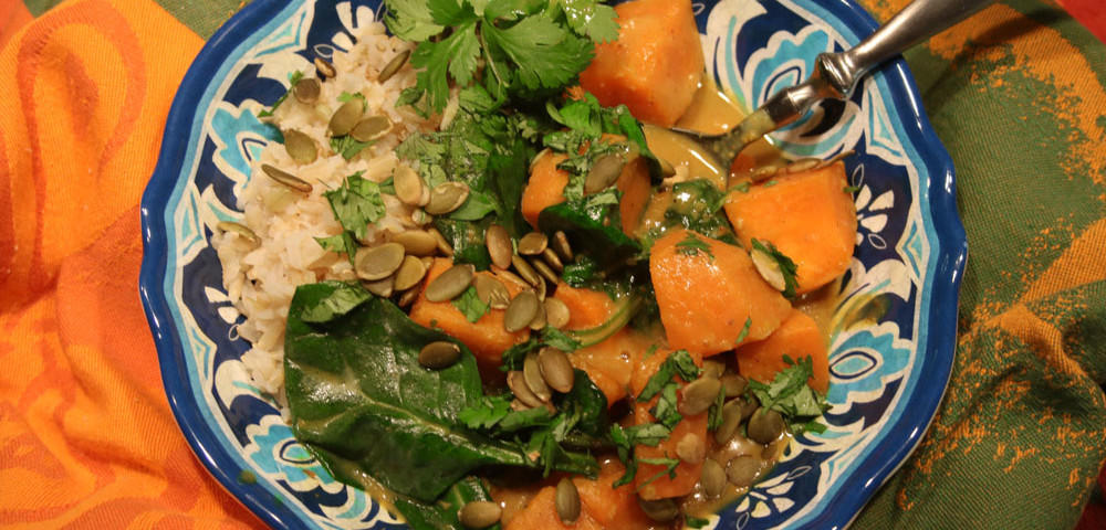 Coconut Turmeric Curry with Winter Vegetables