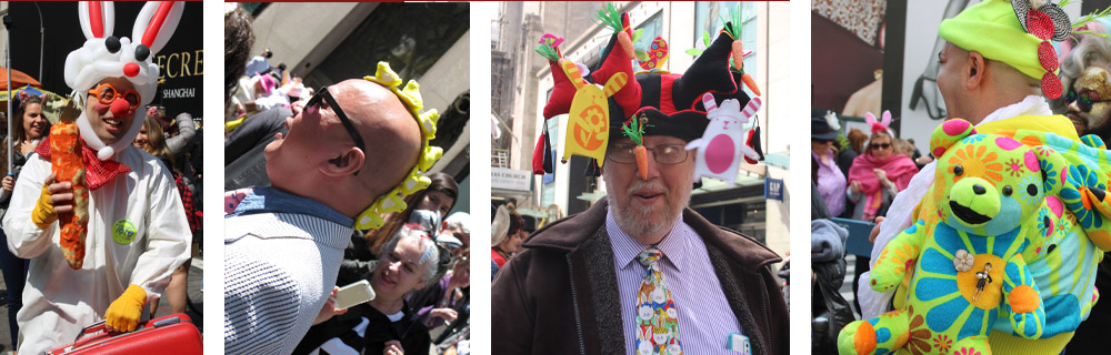 The Gentlemen - my favorite is the bald man with a mohawk of candy peeps