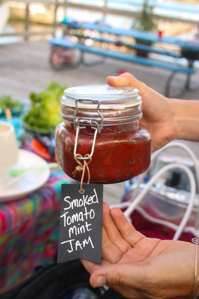 Smoked Tomato Mint Jam