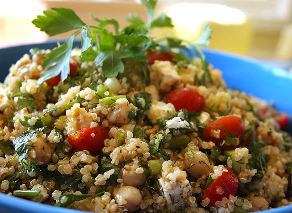 Greek Salad with Quinoa