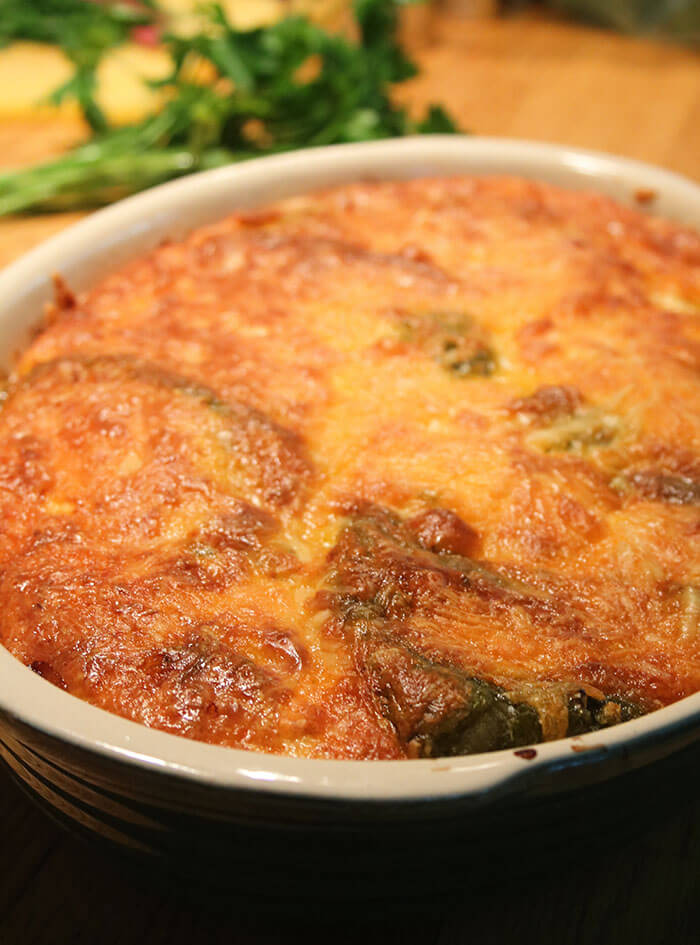 Roasted Poblano Strata - Eggstravaganza Part 2 | Katy Keck