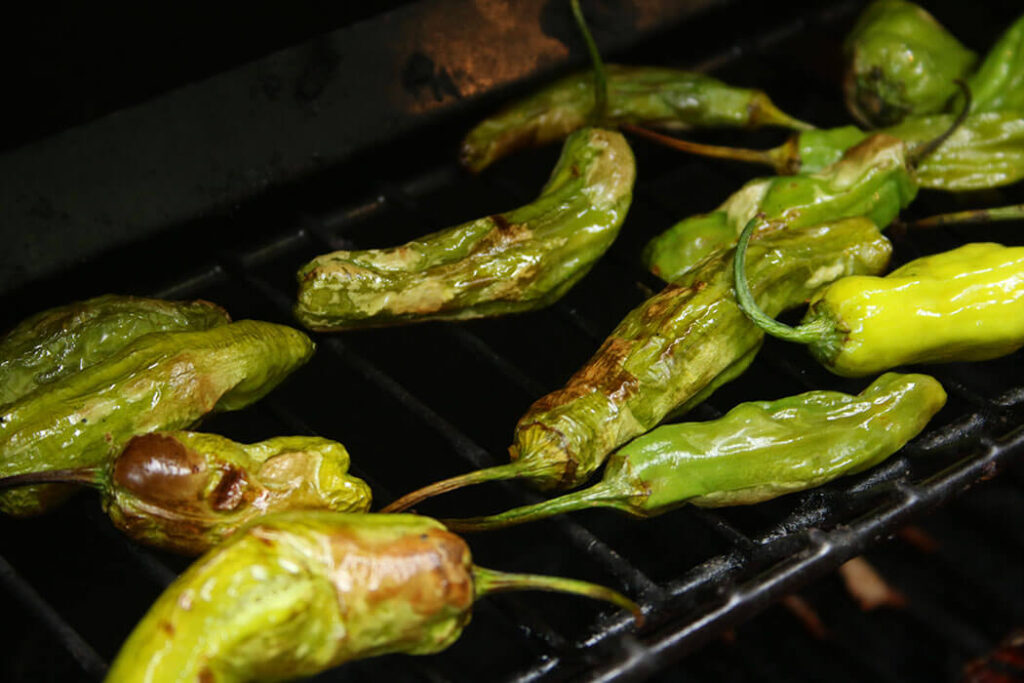 Shishito on the Grill