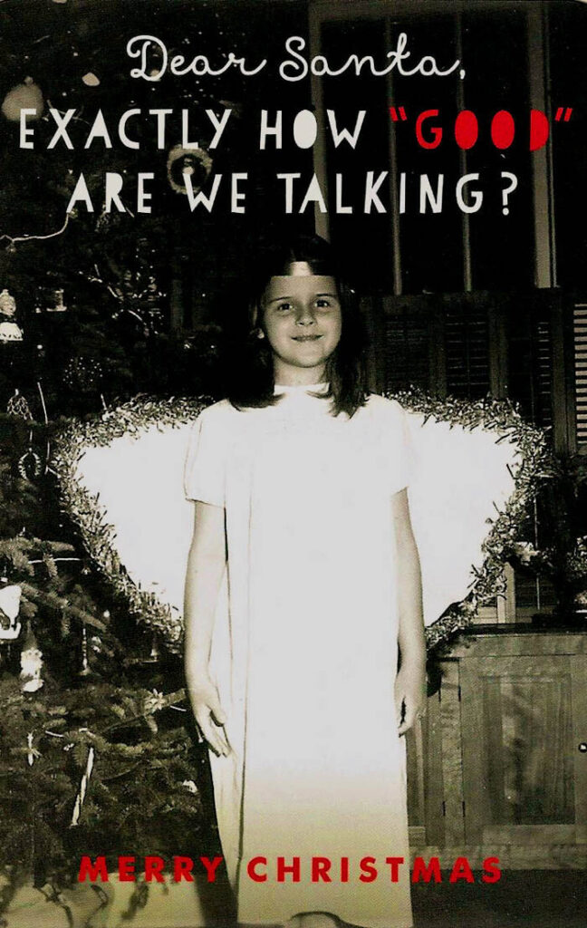 Exactly How \"Good\" Are We Talking? Katy Keck at age 10 in angel costume