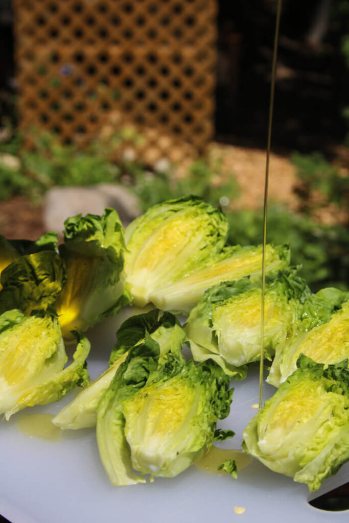 Little Gems drizzled with EVOO