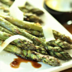 Roasted Asparagus with Balsamic and Manchego