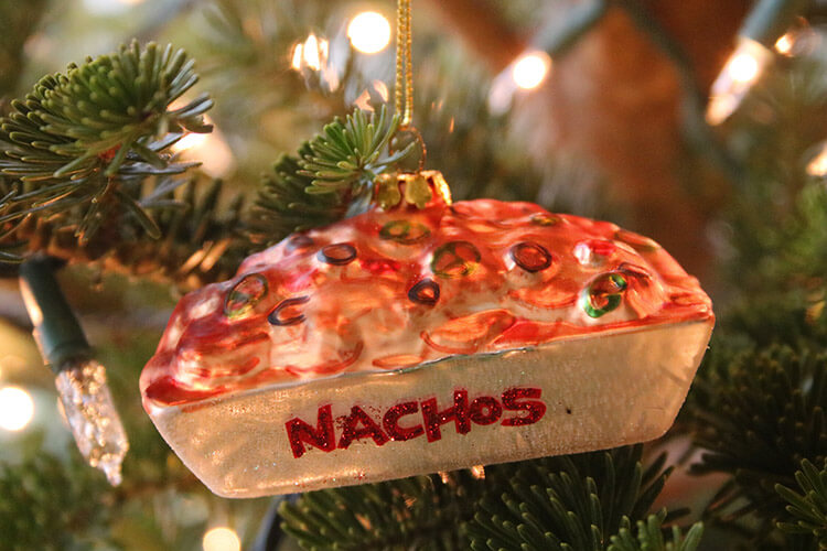 Nacho christmas ornament