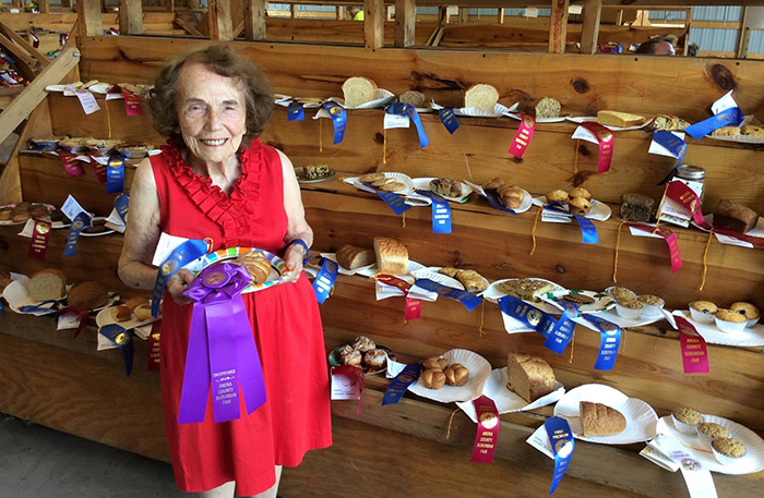 Marjorie Johnson at Anoka fairgrounds