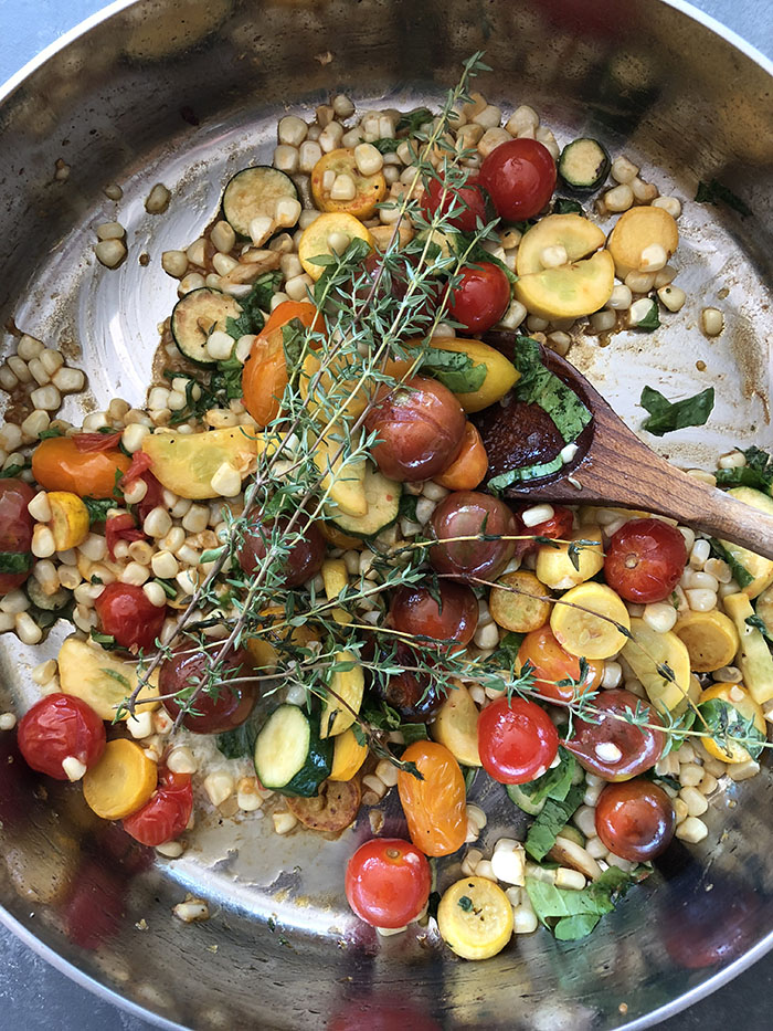 Corn and Tomatoes