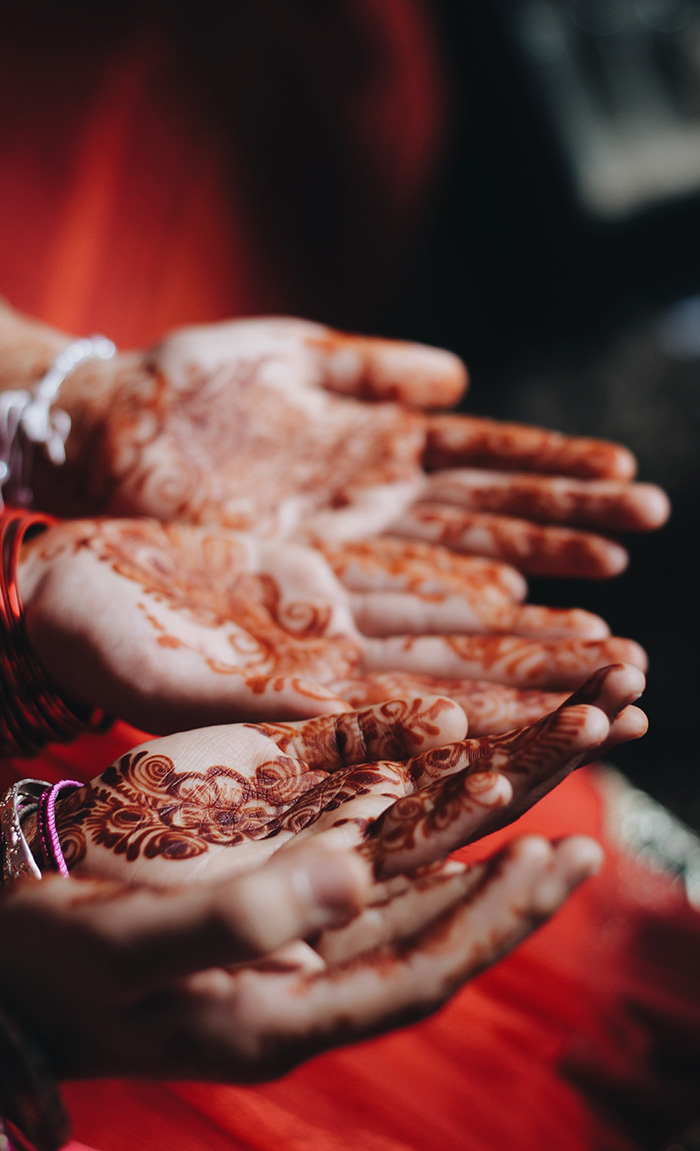 Henna Hands by Ravi Sharma