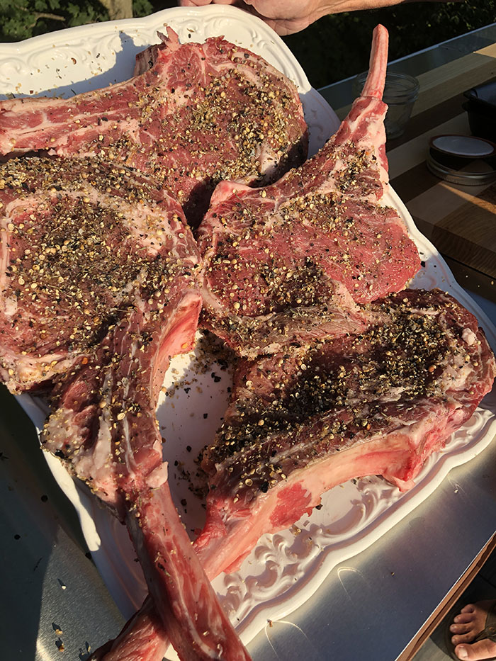 Tomahawk steaks